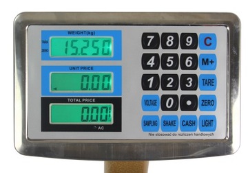 ВЕСЫ МАГАЗИНСКИЕ С LCD ПЛАТФОРМОЙ 60 КГ