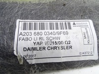 фото thumb №8, Mercedes c c-klasa w203 00-08 килимок обшивка підлога anglik a2036800440