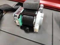 Audi a7 4g8 рестайлінг  a6 c7 ремінь ліве перед чорний натягувач pirotechnik справний Доставка, фото thumb