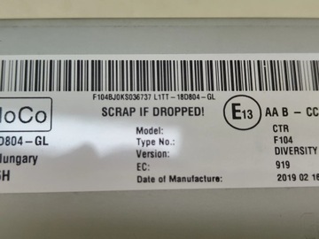 фото thumb №8, Ford fiesta mk8 радіо навігація l1tt-18d804-gl