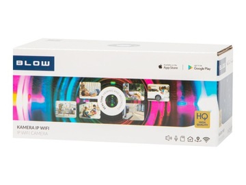 Wi-Fi камера, лампа BLOW, вращающаяся NANNY, 3 мп E27