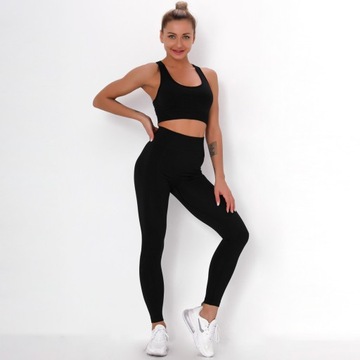 Спортивный комплект из двух предметов SET LEGGINGS топ FITNESS Gym SET L