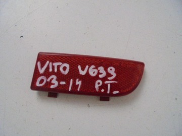 фото thumb №1, Отражатель бампера правые зад mercedes vito w639 03-14