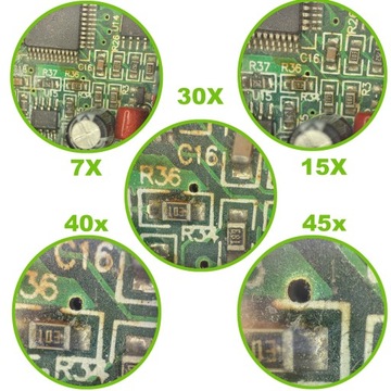 TECHREBAL 10HW ZOOM 7-45X СТЕРЕОСКОПИЧЕСКИЙ ОПТИЧЕСКИЙ МИКРОСКОП ДЛЯ ЭЛЕКТРОНИКИ