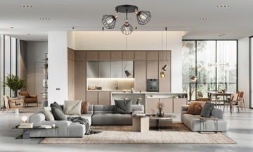 Подвесной потолочный светильник, Светодиодный потолочный светильник, LOFT CHANDELIER