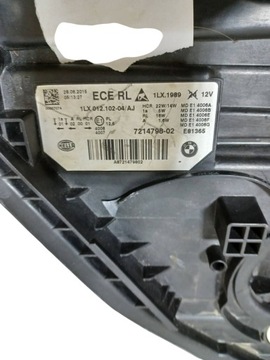 фото thumb №14, Bmw 3 f30 f31 рестайлинг lci лампа левый перед полный led 7214798-02 1lx012102