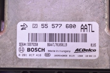 фото thumb №12, Иммобилайзер компьютер набор 55577680 0281017416 13338438aa5k opel astra j 2.0 cdti