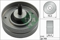 фото thumb №3, Schaeffler ina 532 0524 10 ролик направляющая / направляющая, ремень клиновой зубчатый