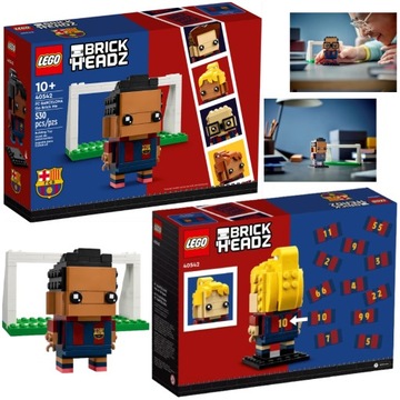 LEGO BRICKHEADZ BRICK PORTRAIT FC BARCELONA ПОДАРОК ​​ДЛЯ НЕГО