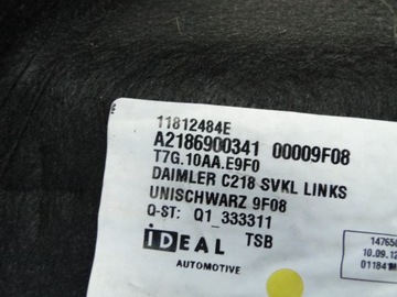 фото thumb №8, Mercedes w218 cls боковина обивка багажника левый