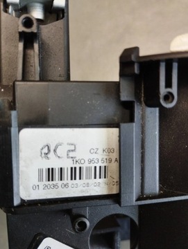 фото thumb №2, Vw golf v переключатель комбинированный 1k0953503h