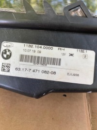 фото thumb №9, Протитуманна фара правий перед передній bmw 1 f40 2 f45 19- r. 11321040000