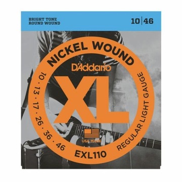 STRUNY D'ADDARIO EXL110 10-46 DO ELEKTRYKA +KOSTKI