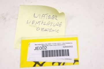 фото thumb №6, Je002 mercedes vito w447 1.6d вентилятор вентилятора