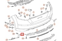 Audi tt mk3 задній бампер нижній спойлер 8s0807521a3fz новий оригінальний Ціна, фото thumb