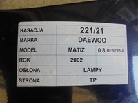 фото thumb №3, Молдинг pod фара tp daewoo matiz