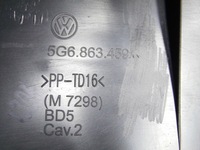 фото thumb №8, Захист поперечина заднього 5g6863459k vw golf vii lift 3/5 двері оригінал