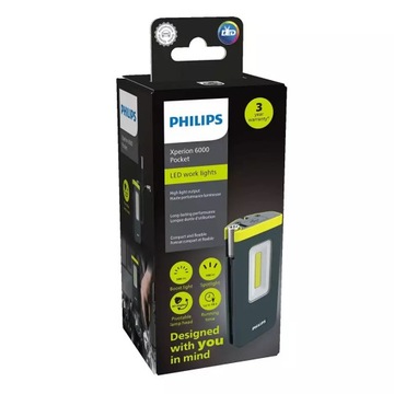 ЛАМПА PHILIPS ДЛЯ МАСТЕРСКОЙ XPERION6000 КАРМАННАЯ 300лм