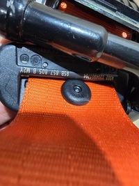 фото thumb №7, Porsche macan ремни натяжители задняя оранжевая лента оригинал