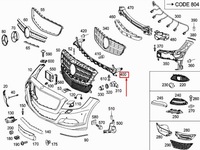 фото thumb №1, Mercedes-benz cls c218 передня частина бампер lower basic carrier a2188851465