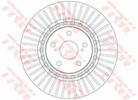 Купити Trw df6265 гальмівні диски гальмівні перед toyota rav 4 iv 1 штука, фото thumb