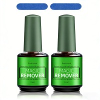 Magic Gel Nail Polish Remover. Средство для снятия гелевого лака, 2 шт., прозрачный, прозрачный