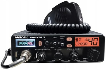 CB RADIO PRESIDENT WALKER II 2 ASC КСВ-метр BB7