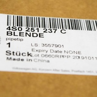 фото thumb №8, Audi r8 4s rear left exhaust хром tail trim 4s0251237c