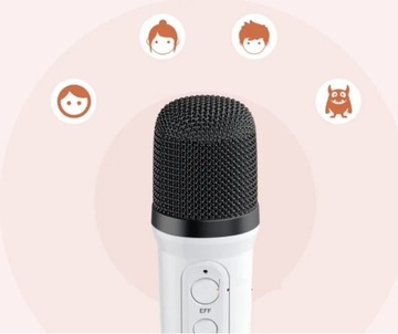БЕСПРОВОДНОЙ НАБОР КАРАОКЕ ДЛЯ ДЕТЕЙ BLUETOOTH ДИНАМИК + 2 МИКРОФОНА