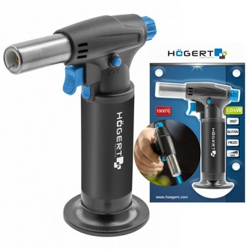 КУХОННАЯ ГАЗОВАЯ ГОРЕЛКА HOGERT ДЛЯ КРЕМ-БРЮЛЕ 360-1300°C HT2C509