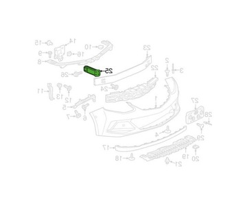 фото thumb №9, Відбійник do chevrolet volt 2016-2019 23200211 права