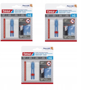 Самоклеящиеся гвозди с картинками tesa, 3 упаковки, 2x2 кг