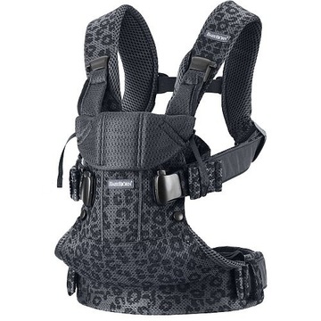 BABYBJORN ONE AIR MESH nosidełko, Antracyt/Leopard