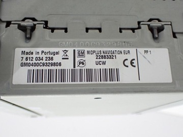 фото thumb №11, Навігація навігація радіо заводська оригінал 95196687 opel zafira c iii 12r