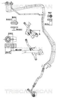 фото thumb №2, Шланг кондиционера 9010 16046 triscan ford