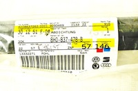 фото thumb №7, Audi a4 b6 b7 молдинг уплотнитель правая перед передняя 8h0837478b nowa oryg