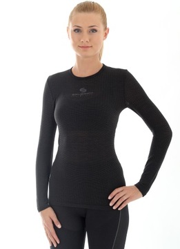 BRUBECK BASE LAYER ТЕРМОАКТИВНАЯ ФУТБОЛКА УНИСЕКС С ДЛИННЫМИ РУКАВАМИ СВИТШОТ M