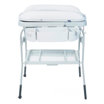 CHICCO Comfort - Wanienka + przewijak 2w1 CUDDLE&BUBBLE kąpielowa + kółka