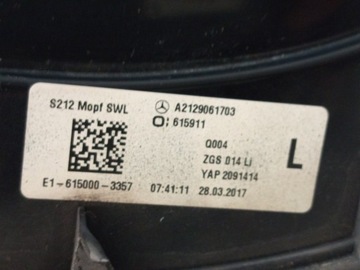 фото thumb №16, Mercedes w212 лампа лівий зад ліва задня a2129061703