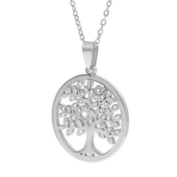 Серебряное колье «Дерево счастья» Swarovski BOX