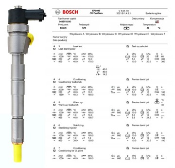 фото thumb №6, Инжектор 0445110243 saab 9-5 1.9 tid 9440 2004 - 2010 z19dth 0986435104