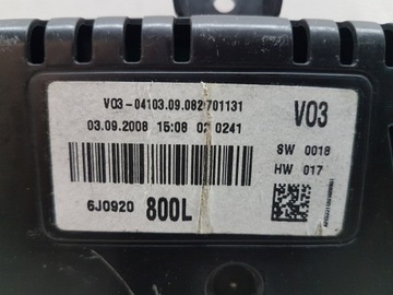 фото thumb №6, Seat ibiza 6j 08-12 спідометр  прилади 6j0920800l