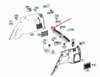 Mercedes-benz gle w166 захист замка багажника a16669099009051oryginalna Ціна, фото thumb