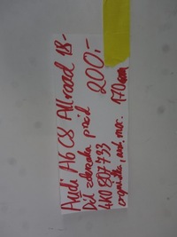 фото thumb №13, Dół бампера перед audi a6 c8 2018- allroad 4k0807733