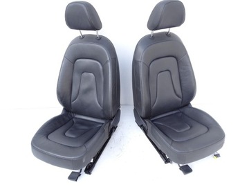 фото thumb №15, Сидіння сидіння диван комплект шкіра чорні audi a4 b8 sedan 07-15r