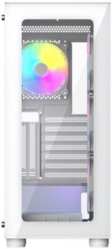 БЕЛЫЙ ИГРОВОЙ ЕМКОСТЬ ЦВЕТНАЯ RGB ВЕНТИЛЯТОРЫ ОКНО РАСШИРЕННЫЙ ATX