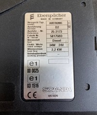 фото thumb №4, Webasto airtronic d2 scania r 1851020