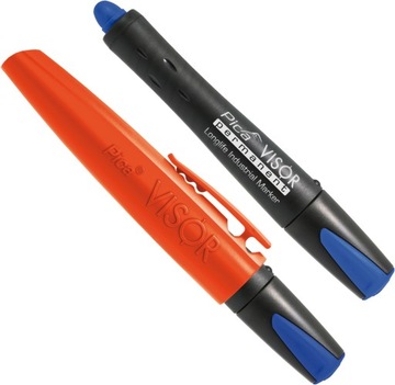 PICA VISOR Marker Woskowy Przemysłowy Niebieski