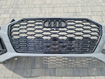 фото thumb №7, Audi q5 рестайлинг 80a s line s-line бампер переднее перед решётка решётка радиатора