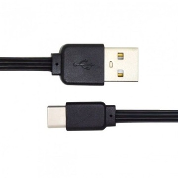 Плоский кабель USB 3.1 USB-C тип C — USB 2.0 13 см